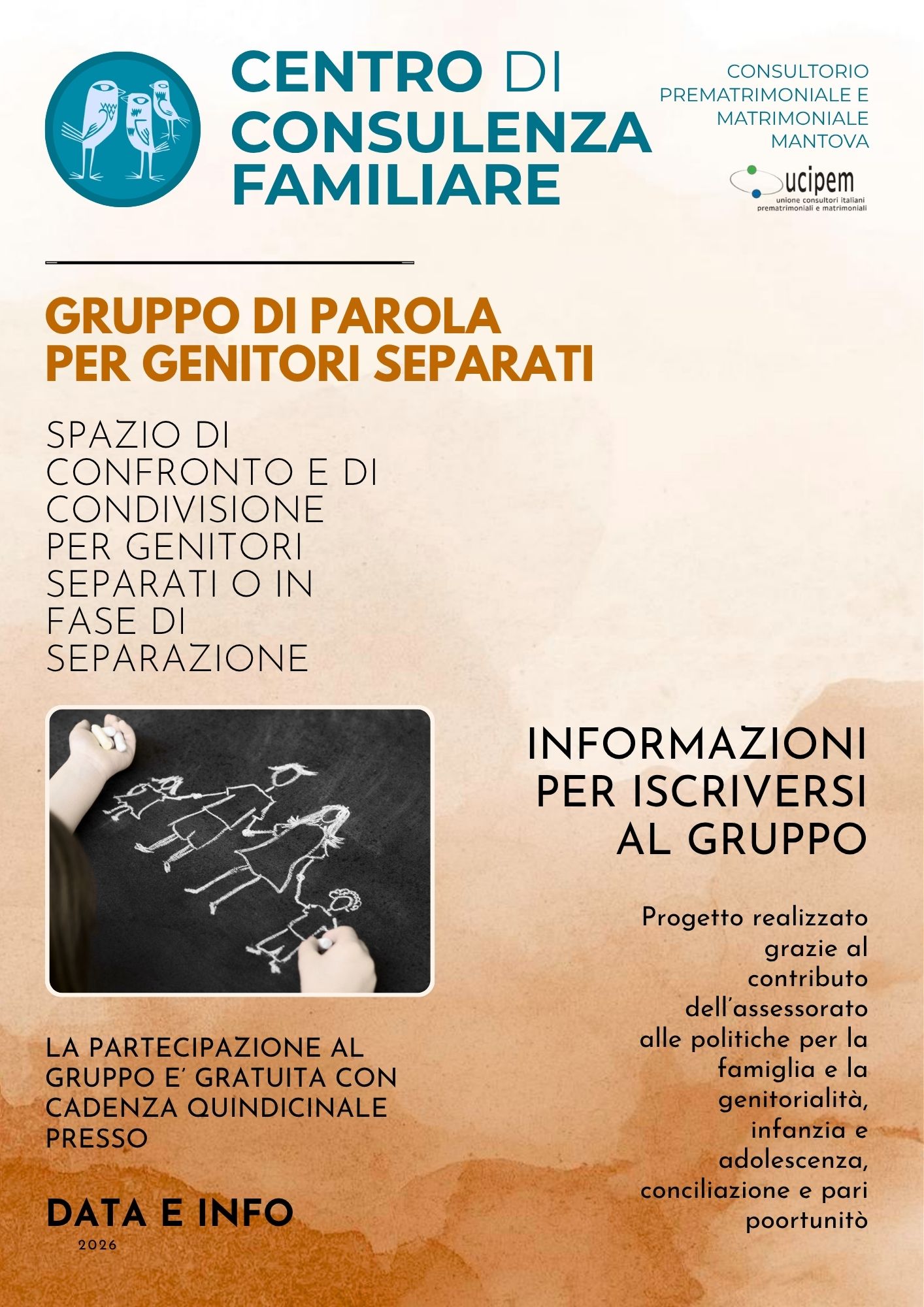GRUPPO DI PAROLA PER GENITORI SEPARATI